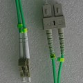 SC to LC Armored Patch Cord OM3 50/125 Multimode Duplex 10M