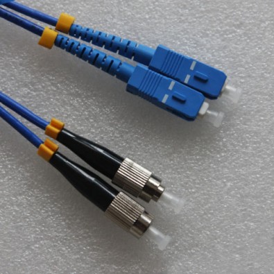SC to FC Armored Patch Cord Singlemode Duplex 2M