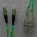 SC to FC Armored Patch Cord OM3 50/125 Multimode Duplex 10M
