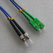 SC/APC to ST Armored Patch Cord Singlemode Duplex 10M SC/APC to ST Armored Patch Cord Singlemode Duplex 10M
