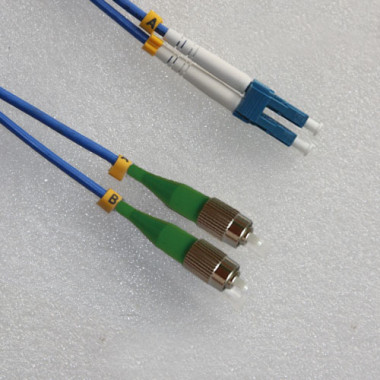 LC to FC/APC Armored Patch Cord Singlemode Duplex 2M