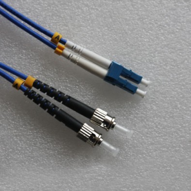 LC to ST Armored Patch Cord Singlemode Duplex 3M