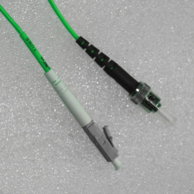 LC to ST Armored Patch Cord OM3 50/125 Multimode Simplex 3M