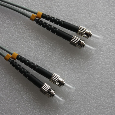 ST to ST Armored Patch Cord 50/125 Multimode Duplex 2M ST to ST Armored Patch Cord 50/125 Multimode Duplex 2M