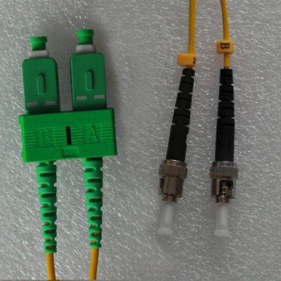 SC/APC ST BIF Bend Insensitive Patch Cord G657A2 SM Duplex 3.0mm 5M