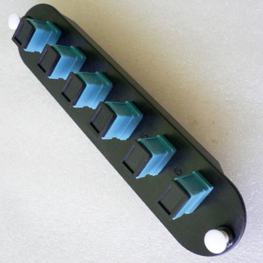 CCH Compatible Adapter Plate 6 Pack SC 9/125 SM Blue Simplex Adapter CCH Compatible Adapter Plate 6 Pack SC 9/125 SM Blue Simplex Adapter
