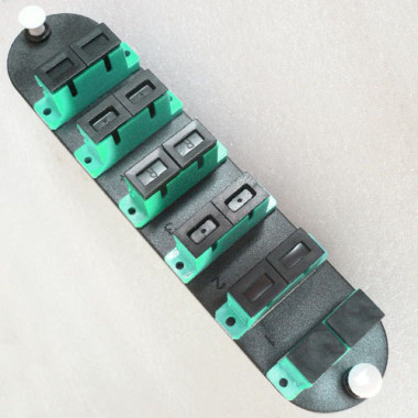CCH Compatible Adapter Plate 6 Pack SC OM3 OM4 Aqua Duplex Adapter CCH Compatible Adapter Plate 6 Pack SC OM3 OM4 Aqua Duplex Adapter