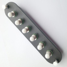 CCH Compatible Adapter Plate 6 Pack ST/UPC Multimode Simplex Adapter CCH Compatible Adapter Plate 6 Pack ST/UPC Multimode Simplex Adapter
