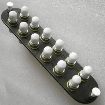 CCH Compatible Adapter Plate 12 Pack ST/UPC Multimode Simplex Adapter