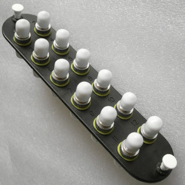 CCH Compatible Adapter Plate 12 Pack ST/UPC Multimode Simplex Adapter CCH Compatible Adapter Plate 12 Pack ST/UPC Multimode Simplex Adapter