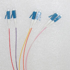 6 Fiber LC Color Coded Pigtails Singlemode 0.9mm 1M 6 Fiber LC Color Coded Pigtails Singlemode 0.9mm 1M