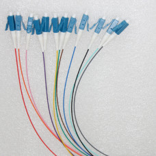 12 Fiber LC Color Coded Pigtails Singlemode 0.9mm 1M 12 Fiber LC Color Coded Pigtails Singlemode 0.9mm 1M