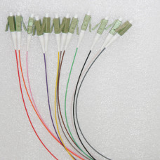 12 Fiber LC Color Coded Pigtails 62.5/125 Multimode 0.9mm 1M 12 Fiber LC Color Coded Pigtails 62.5/125 Multimode 0.9mm 1M