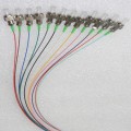 12 Fiber FC/APC Color Coded Pigtails Singlemode 0.9mm 1M