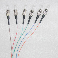 6 Fiber ST Color Coded Pigtails Singlemode 0.9mm 1M 6 Fiber ST Color Coded Pigtails Singlemode 0.9mm 1M