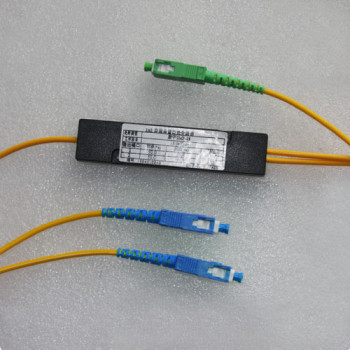 1x2 SC/APC to SC Splitter Singlemode 3.0mm 1310nm & 1550nm 50/50