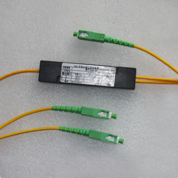 1x2 SC/APC to SC/APC Splitter Singlemode 2.0mm 1310nm & 1550nm 50/50