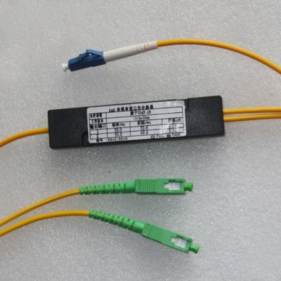 1x2 LC to SC/APC Splitter Singlemode 2.0mm 1550nm 50/50