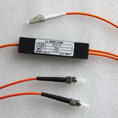 1x2 LC to ST Splitter 62.5/125 Multimode 2.0mm 1310nm 50/50 1x2 LC to ST Splitter 62.5/125 Multimode 2.0mm 1310nm 50/50