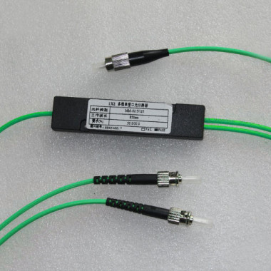 1x2 FC to ST Splitter OM4 50/125 Multimode 2.0mm 850nm 50/50 1x2 FC to ST Splitter OM4 50/125 Multimode 2.0mm 850nm 50/50