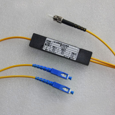 1x2 ST to SC Splitter Singlemode 3.0mm 1550nm 50/50 1x2 ST to SC Splitter Singlemode 3.0mm 1550nm 50/50