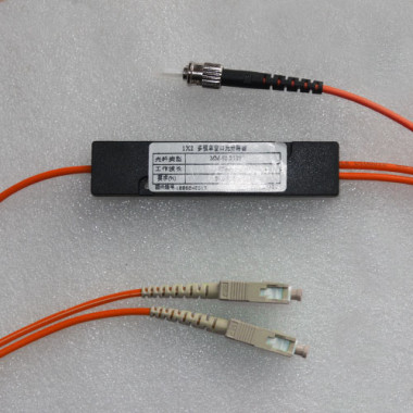 1x2 ST to SC Splitter 50/125 Multimode 2.0mm 1310nm 50/50 1x2 ST to SC Splitter 50/125 Multimode 2.0mm 1310nm 50/50