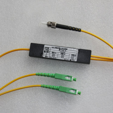 1x2 ST to SC/APC Splitter Singlemode 3.0mm 1310nm 50/50 1x2 ST to SC/APC Splitter Singlemode 3.0mm 1310nm 50/50