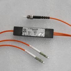 1x2 ST to LC Splitter 50/125 Multimode 2.0mm 1310nm 50/50 1x2 ST to LC Splitter 50/125 Multimode 2.0mm 1310nm 50/50