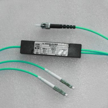 1x2 ST to LC Splitter OM3 50/125 Multimode 2.0mm 850nm 50/50