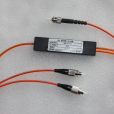 1x2 ST to FC Splitter 62.5/125 Multimode 3.0mm 1310nm 50/50 1x2 ST to FC Splitter 62.5/125 Multimode 3.0mm 1310nm 50/50