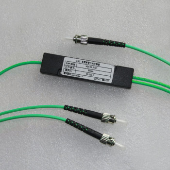 1x2 ST to ST Splitter OM4 50/125 Multimode 3.0mm 850nm 50/50