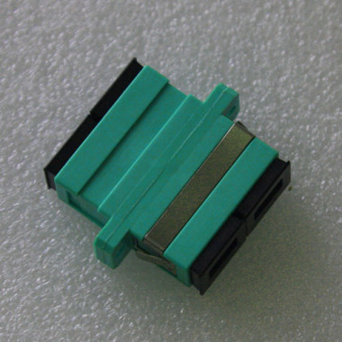 SC/UPC Adapter 9/125 Singlemode Aqua Duplex