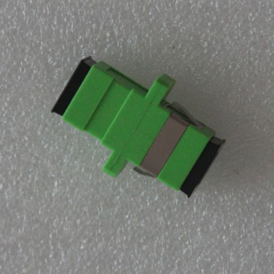 SC/APC Adapter 9/125 Singlemode Green Simplex