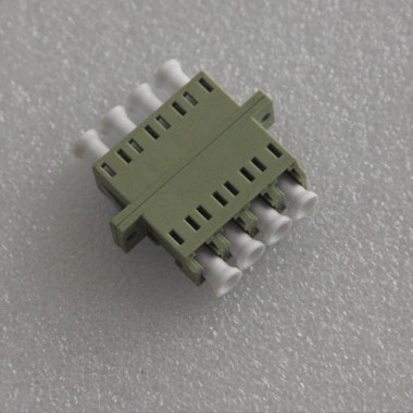 LC/UPC Adapter 9/125 Singlemode Beige Quad