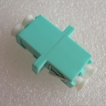 LC/UPC Adapter 9/125 Singlemode Aqua Duplex SC Footprint