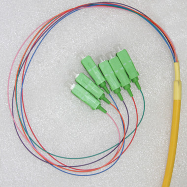 6 Fiber SC/APC Bunch Breakout Pigtails Singlemode 0.9mm 3 Meters 6 Fiber SC/APC Bunch Breakout Pigtails Singlemode 0.9mm 3 Meters