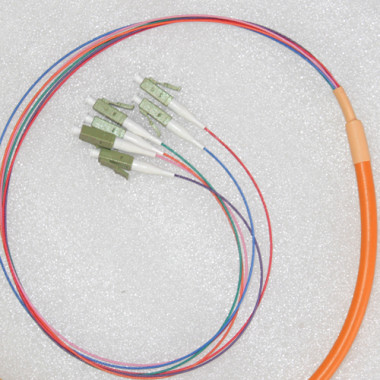 6 Fiber LC Bunch Breakout Pigtails 50/125 Multimode 0.9mm 3 Meters 6 Fiber LC Bunch Breakout Pigtails 50/125 Multimode 0.9mm 3 Meters