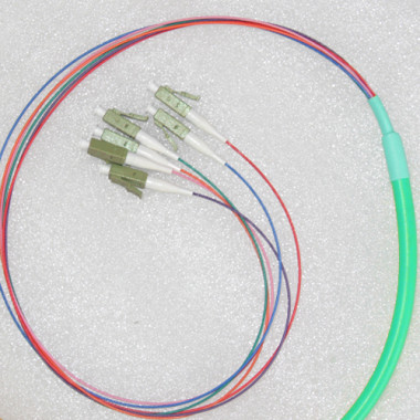 6 Fiber LC Bunch Breakout Pigtails OM3 50/125 Multimode 0.9mm 3 Meters 6 Fiber LC Bunch Breakout Pigtails OM3 50/125 Multimode 0.9mm 3 Meters