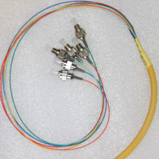 6 Fiber FC Bunch Breakout Pigtails Singlemode 0.9mm 3 Meters 6 Fiber FC Bunch Breakout Pigtails Singlemode 0.9mm 3 Meters