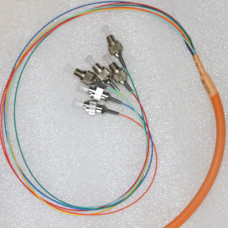 6 Fiber FC Bunch Breakout Pigtails 50/125 Multimode 0.9mm 3 Meters 6 Fiber FC Bunch Breakout Pigtails 50/125 Multimode 0.9mm 3 Meters
