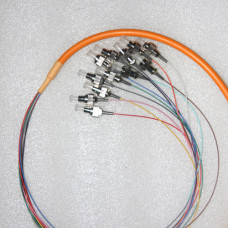 12 Fiber FC Bunch Breakout Pigtails 50/125 Multimode 0.9mm 3 Meters 12 Fiber FC Bunch Breakout Pigtails 50/125 Multimode 0.9mm 3 Meters