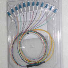 12 Fiber LC Ribbon Fanout Pigtails Singlemode 0.9mm 2 Meters 12 Fiber LC Ribbon Fanout Pigtails Singlemode 0.9mm 2 Meters