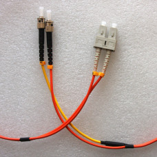 ST to SC Duplex Mode Conditioning Cable 50/125 Multimode 2.0mm 1 M