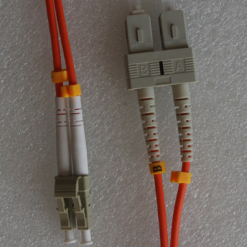 SC to LC Patch Cord 50/125 Multimode Duplex 3.0mm 1M