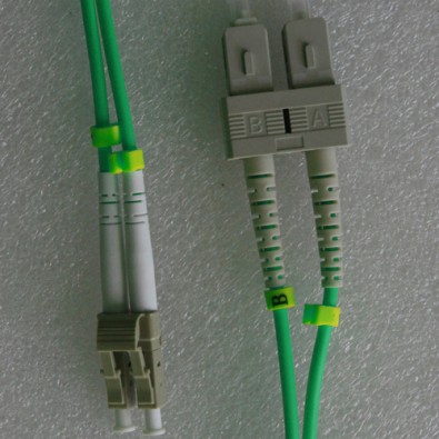 SC to LC Patch Cord OM3 50/125 Multimode Duplex 2.0mm 2M