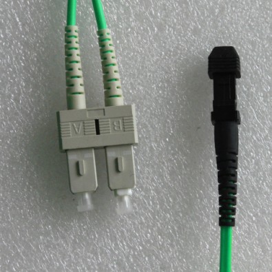 SC to MTRJ Male Patch Cord OM3 50/125 Multimode Duplex 2.0mm 5M