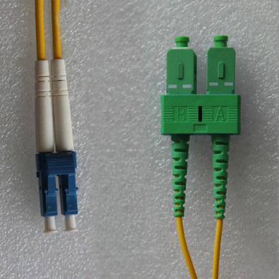 SC/APC to LC Patch Cord Singlemode Duplex 2.0mm 2M