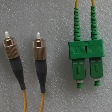 SC/APC to FC Patch Cord Singlemode Duplex 3.0mm 5M