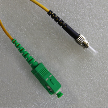 SC/APC to ST Patch Cord Singlemode Simplex 3.0mm 2M