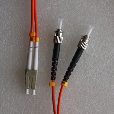 LC to ST Patch Cord 50/125 Multimode Duplex 3.0mm 7M